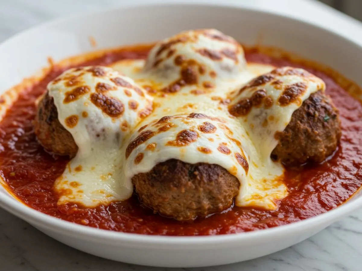 Meatball Parmigiana Meatball Parmigiana