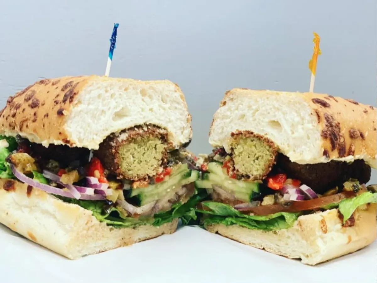 Gluten Free The Medi Veggie Sandwich
