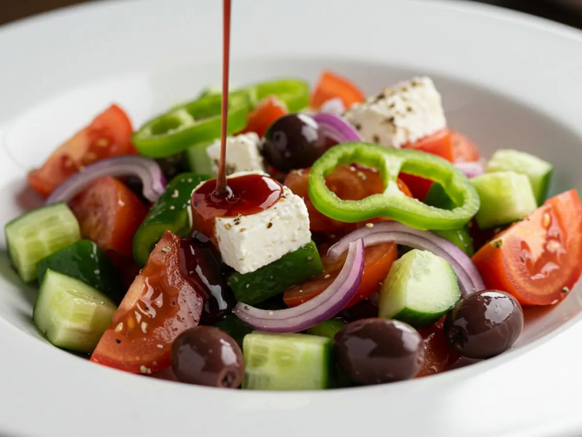Vegan Horiatiki Salad (no feta) Vegan Horiatiki Salad (no feta)