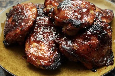 BBQ Boneless Chicken Thighs