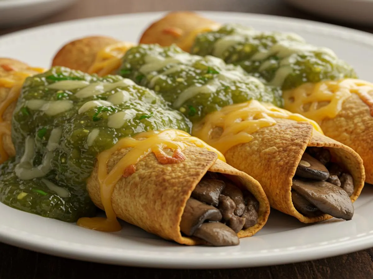 Mushroom Enchiladas Mushroom Enchiladas