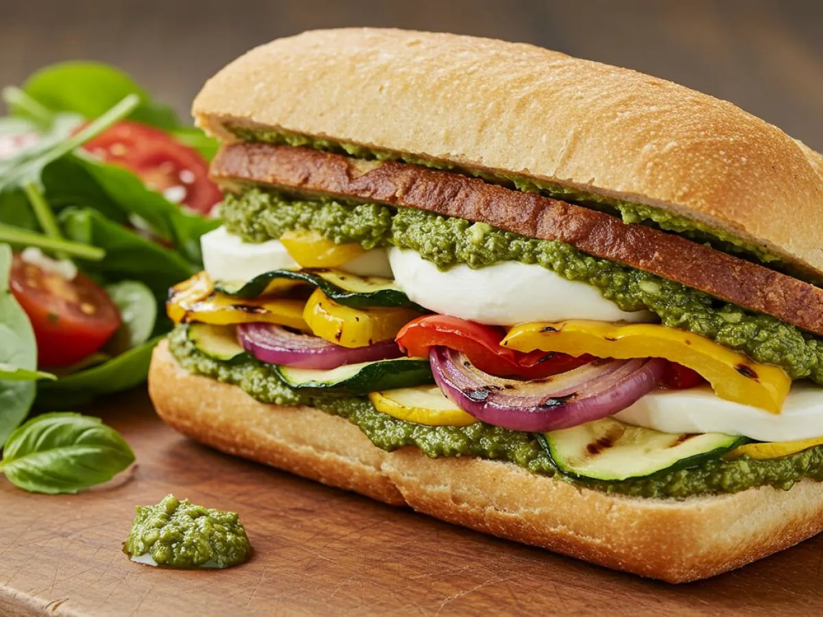 Gluten Free Grilled Veggie Sandwich With Zapp's Potato Chips [SDO]