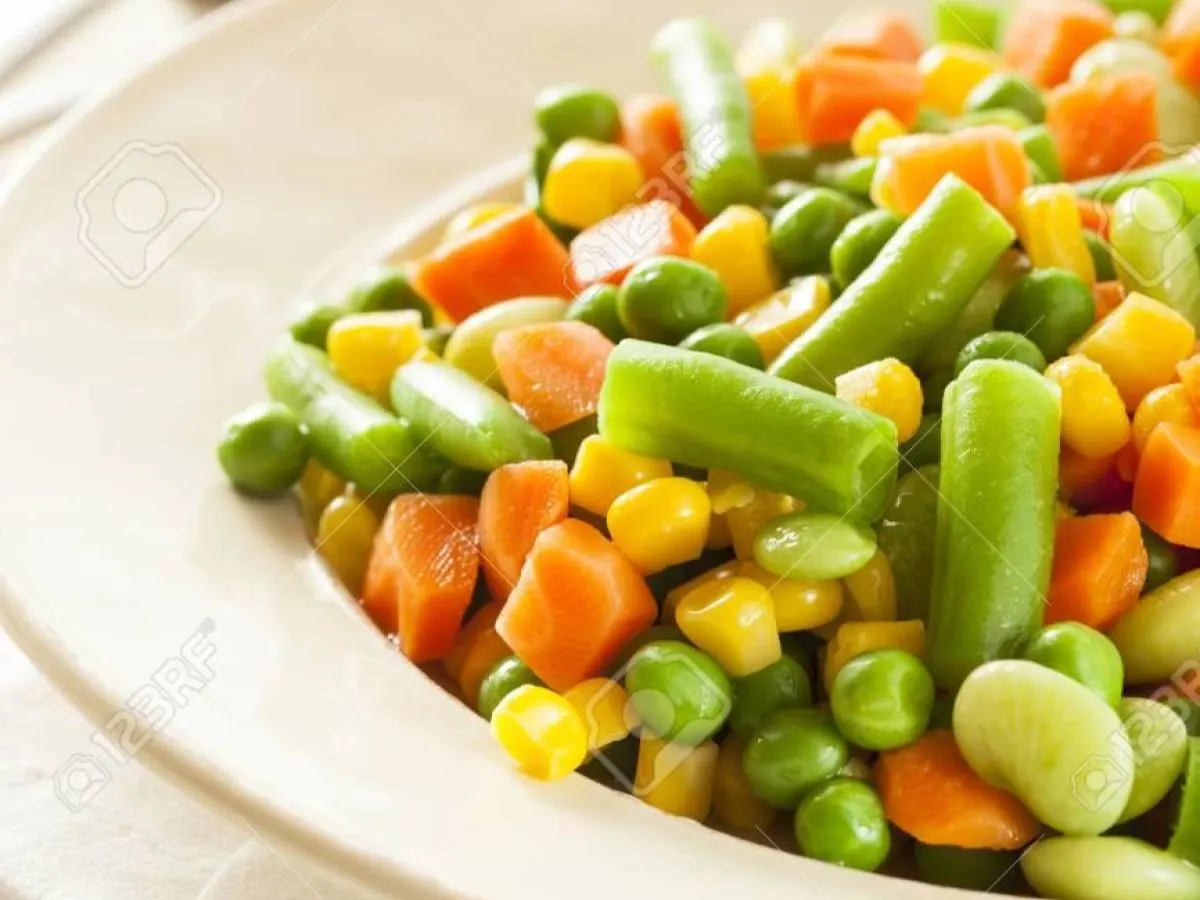 Steamed Organic Vegetables Steamed Organic Vegetables