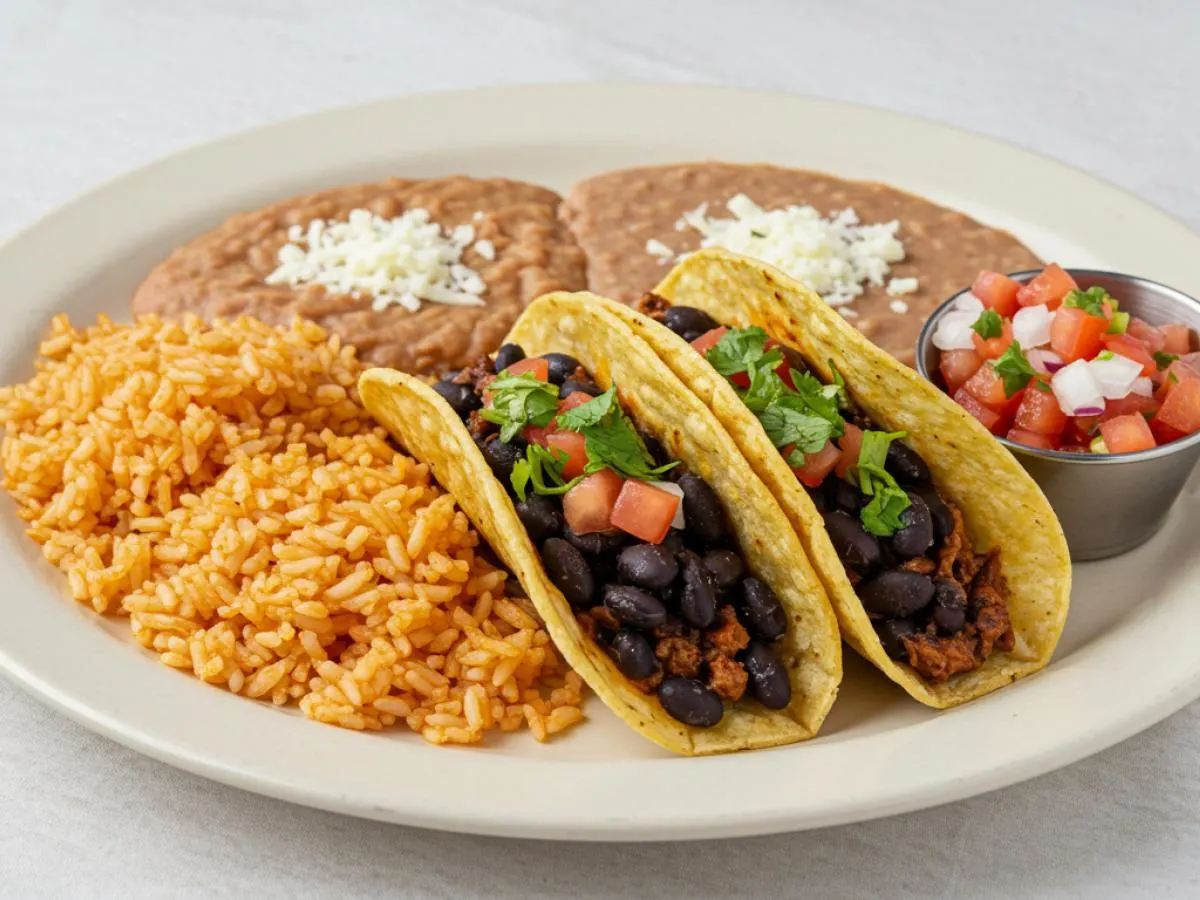 Gluten Free Black Beans Taco Box