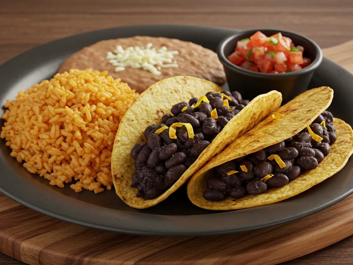 Black Bean Taco Boxed Meal