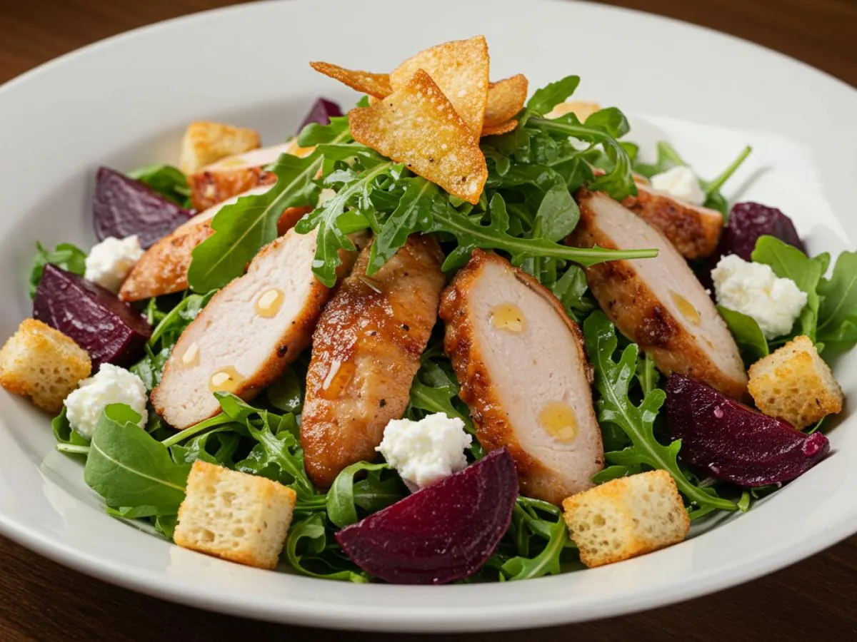 Chicken Arugula & Beet Salad