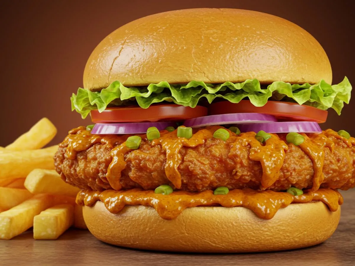 Fried Chicken Tikka Masala Sandwich Box