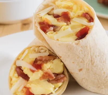 Vegan Plant Based Bacon Breakfast Wrap Vegan Plant Based Bacon Breakfast Wrap
