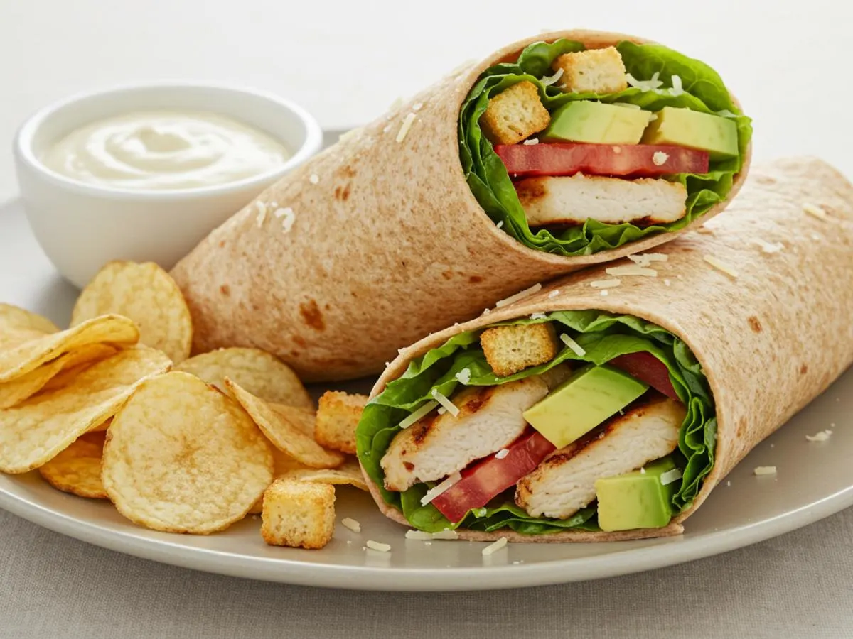 Cleopatra Wrap (Sauce on the Side) | Plain Lays Cleopatra Wrap (Sauce on the Side) | Plain Lays