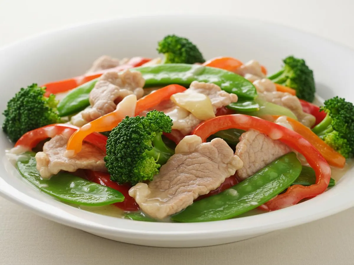 Gluten Free Veggie Delight Pork In White Sauce Gluten Free Veggie Delight Pork In White Sauce