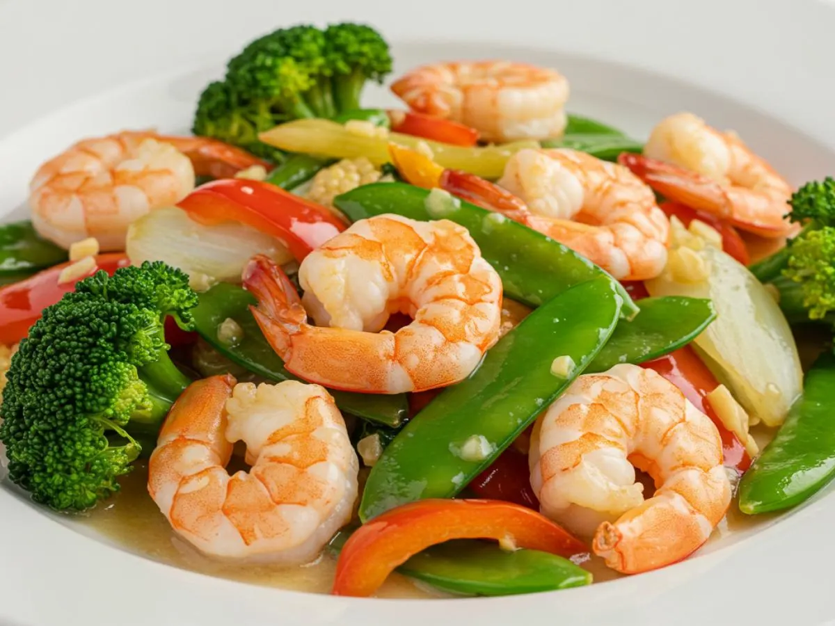 Gluten Free Veggie Delight Shrimp In White Sauce Gluten Free Veggie Delight Shrimp In White Sauce