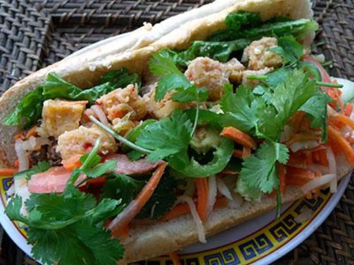 Lemongrass Tofu Banh Mi Platter Lemongrass Tofu Banh Mi Platter