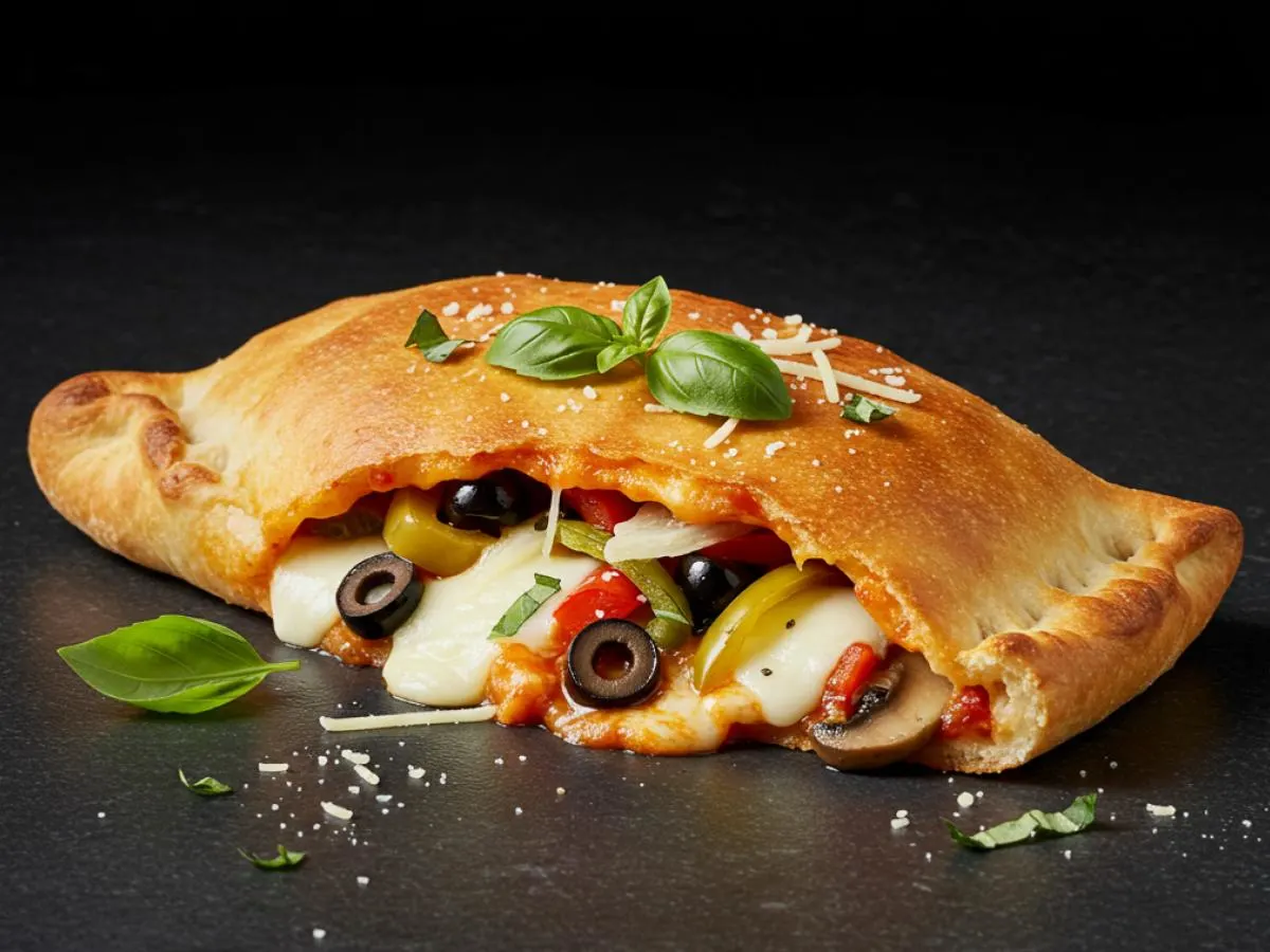 Garlic Free Veggie Calzone