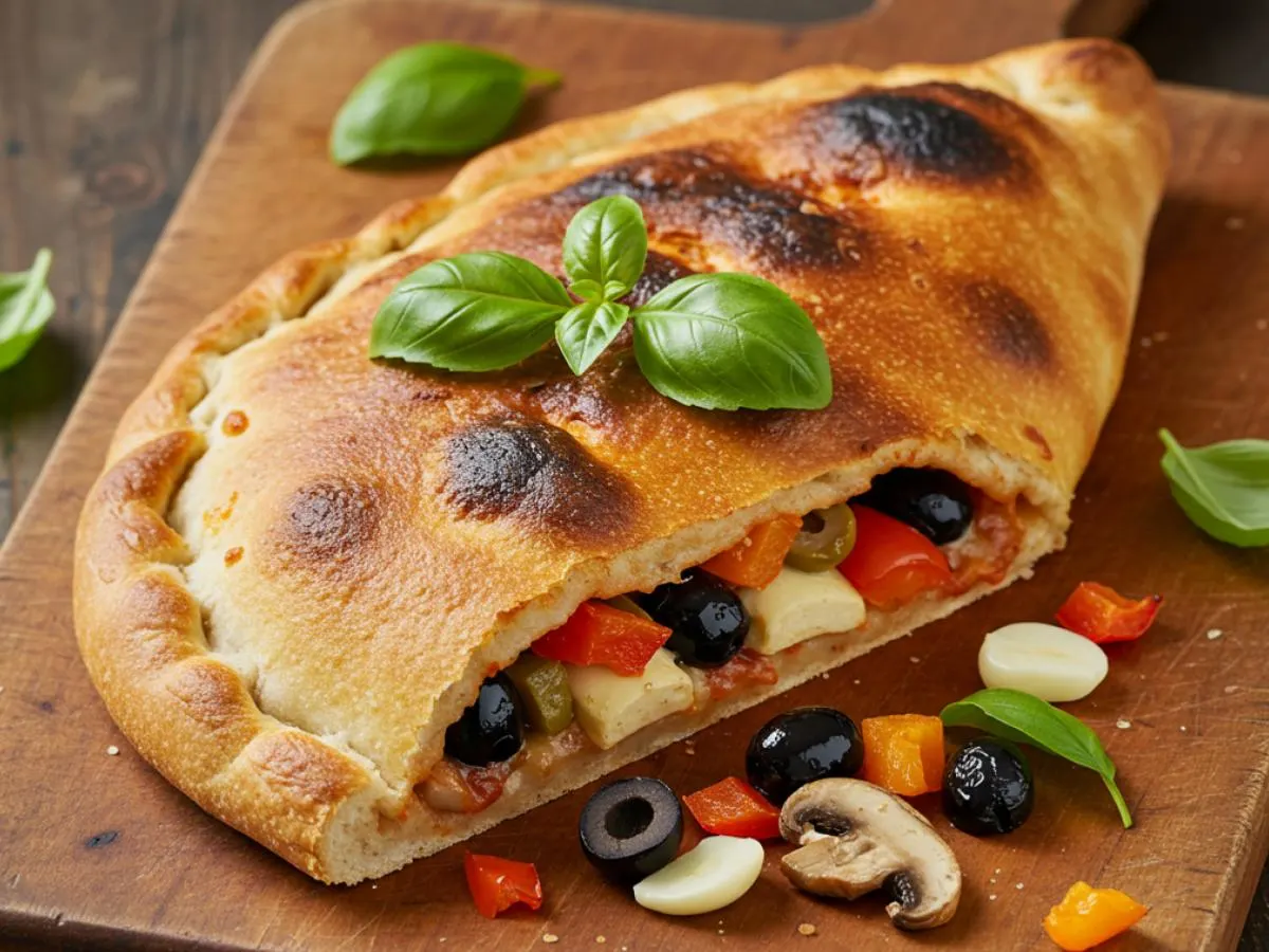 Dairy Free Veggie Calzone