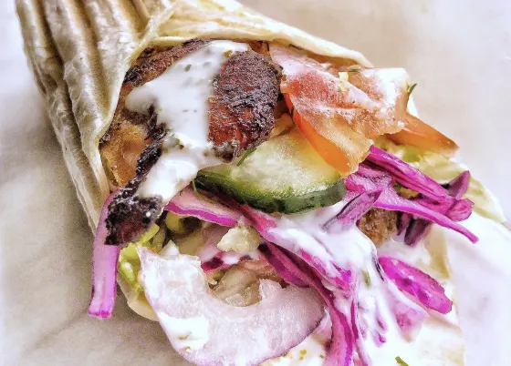 Roasted Chicken Doner Salad (garlic and nightshade free) Roasted Chicken Doner Salad (garlic and nightshade free)