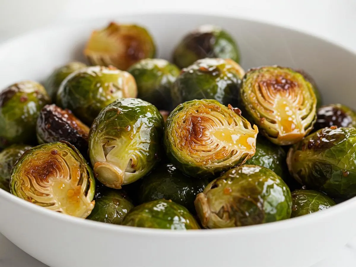 Maple-Glazed Brussels Sprouts Maple-Glazed Brussels Sprouts