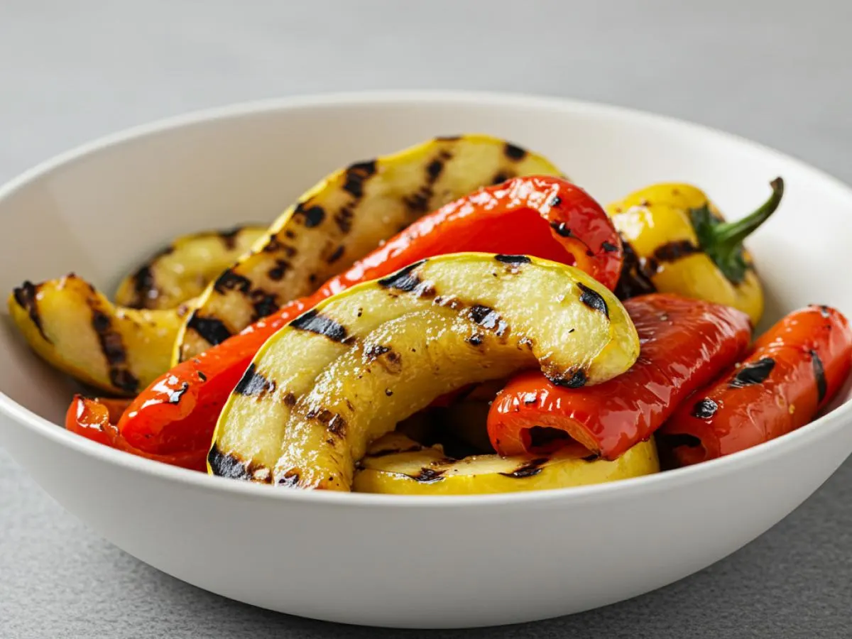 Grilled Squash and Peppers Grilled Squash and Peppers