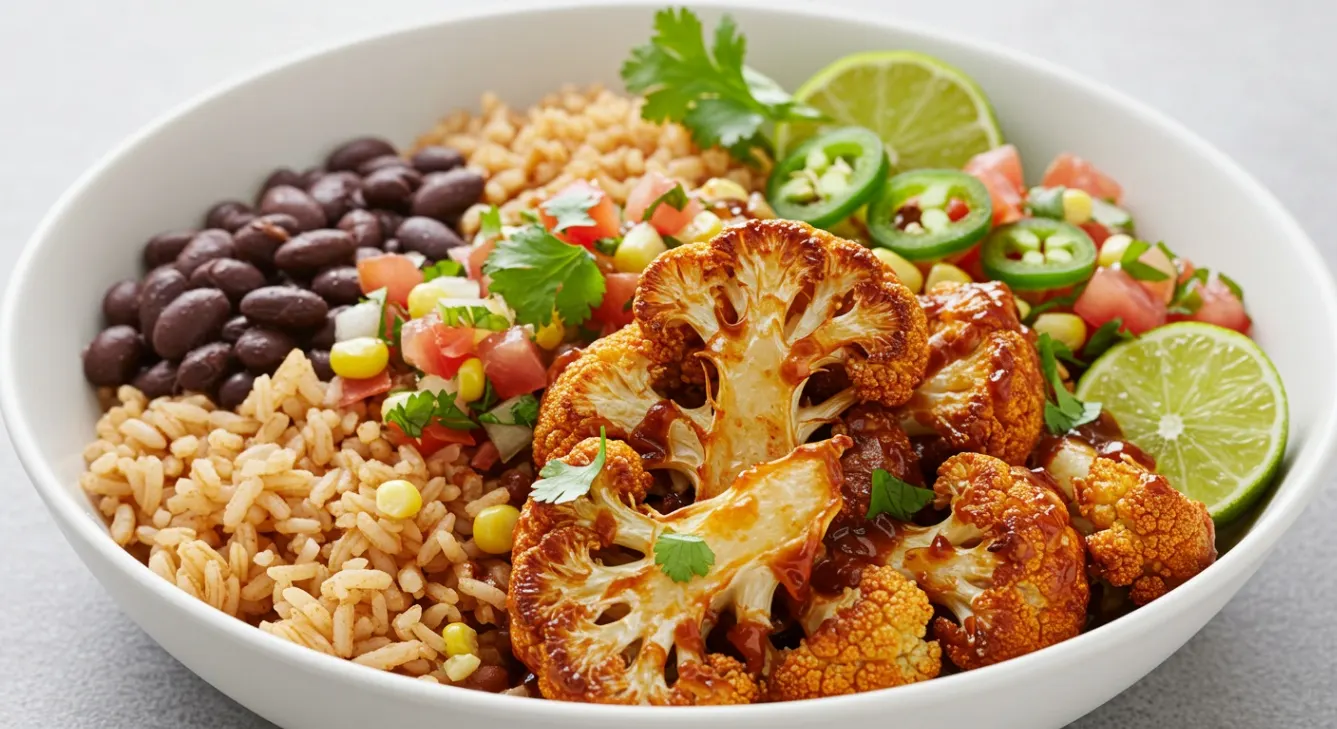 Vegan Spicy Cauliflower Al Pastor Bowl