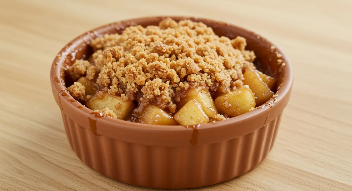 Apple Crisp with Dutch Topping