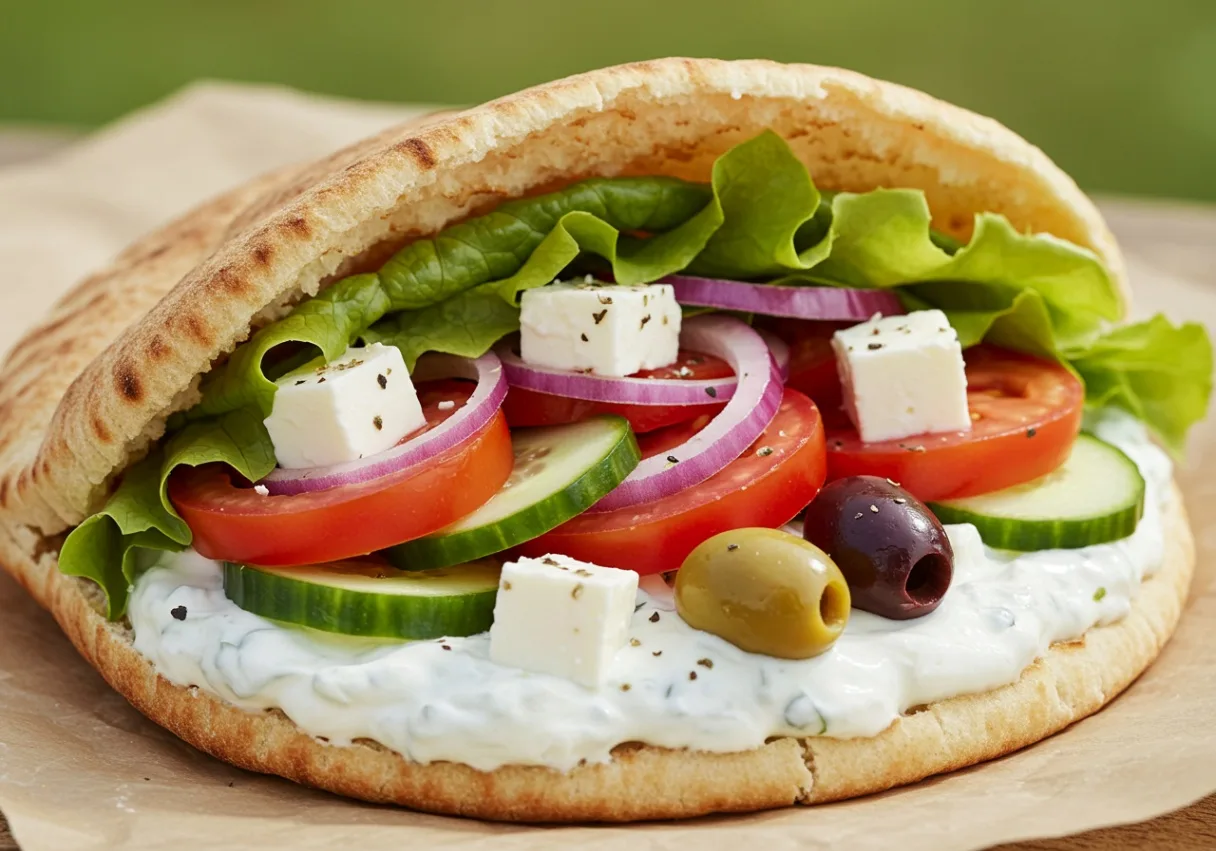 Veggie Pita Wrap