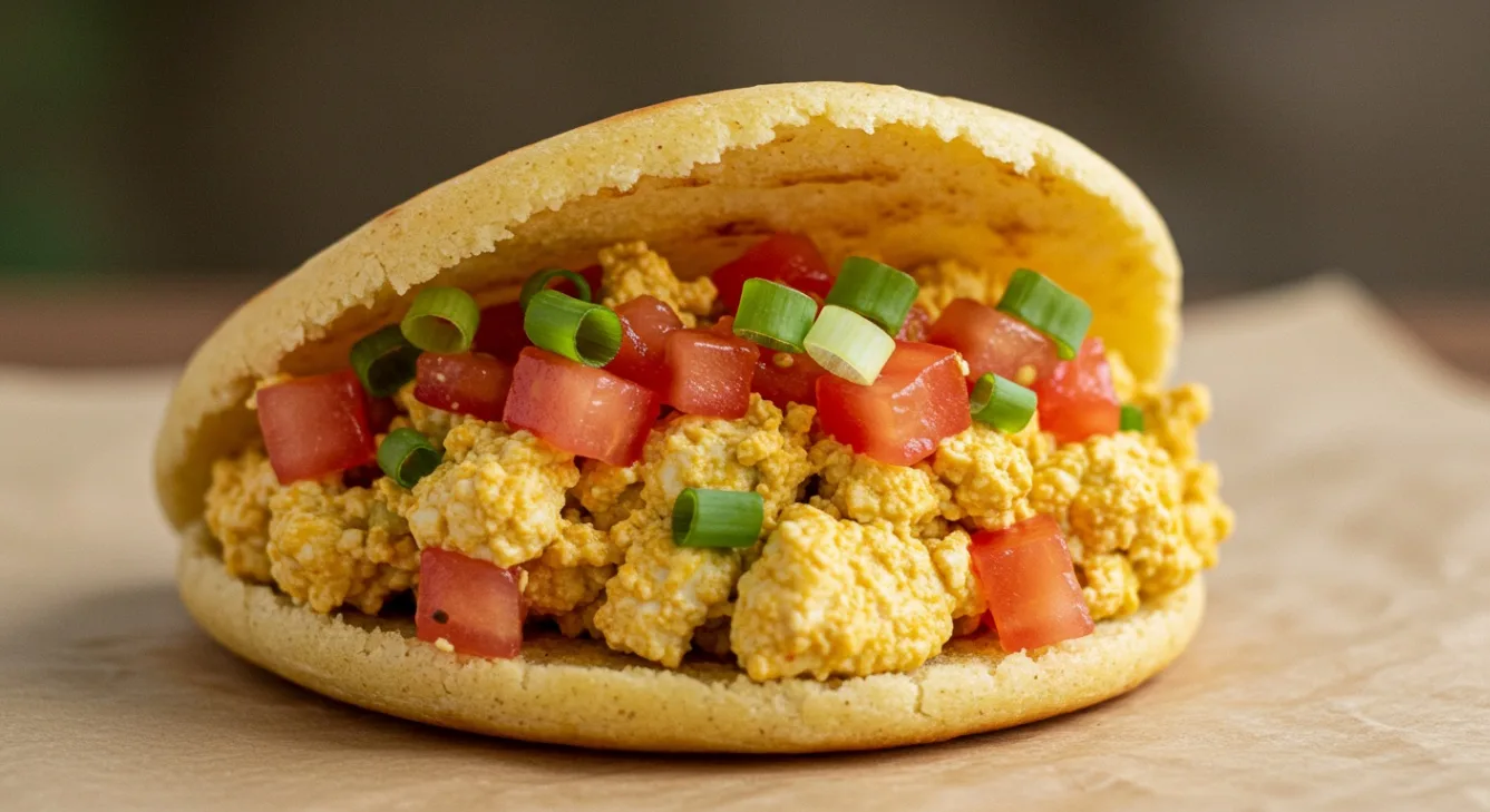 Vegan Tofu Arepa