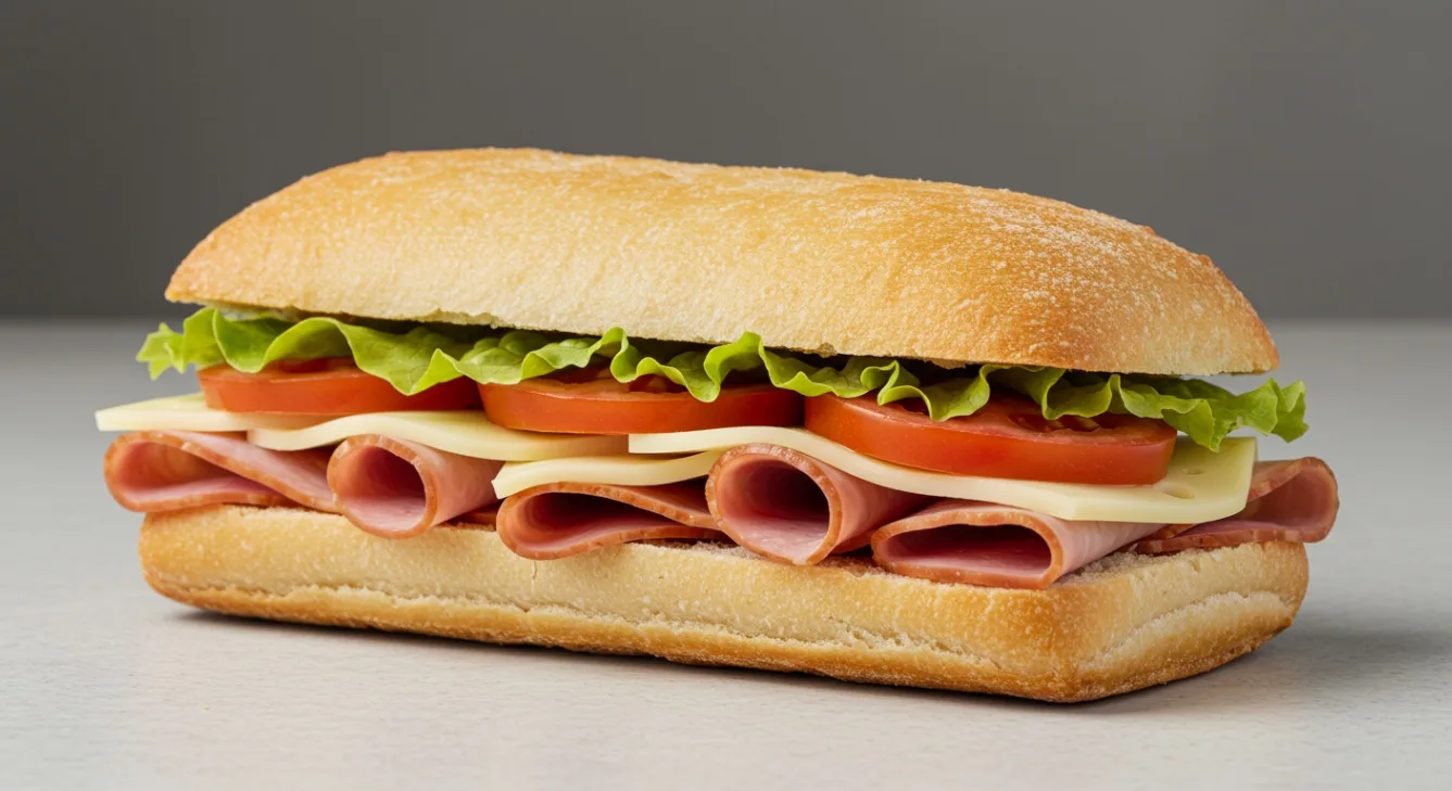 Smoked Ham and Gouda on a Ciabatta.