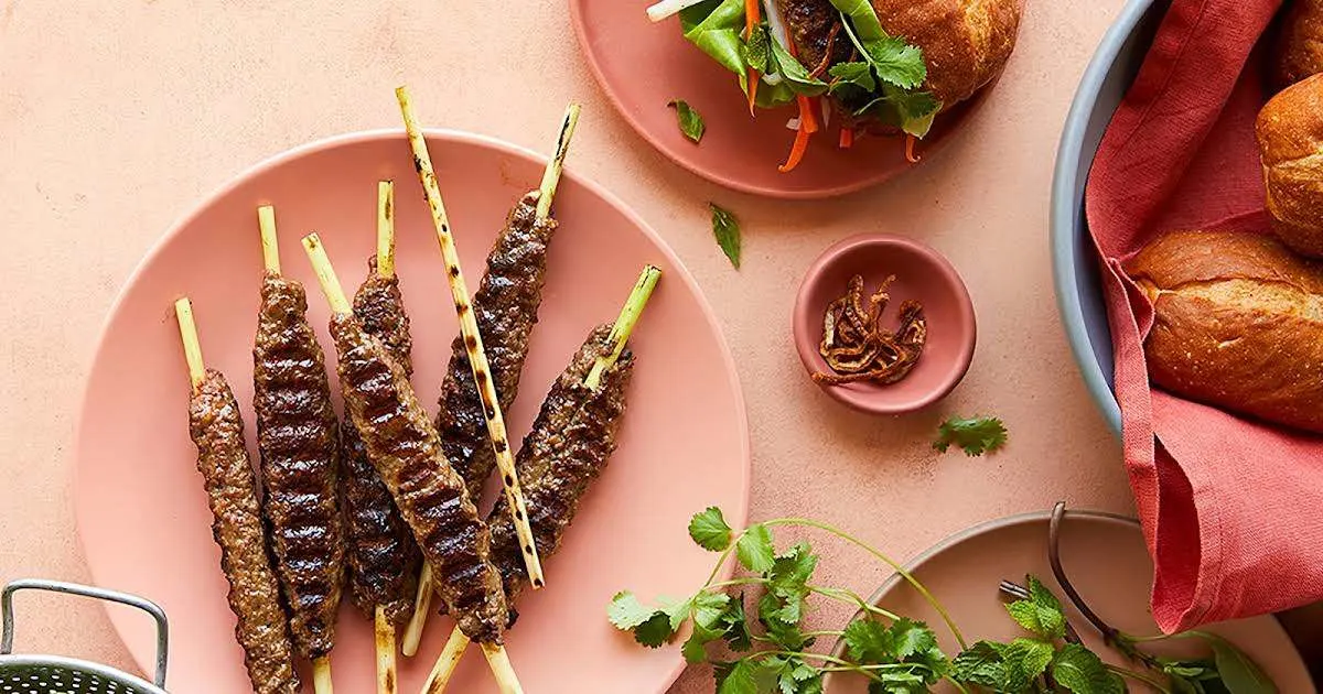 Impossible Lemongrass Skewers