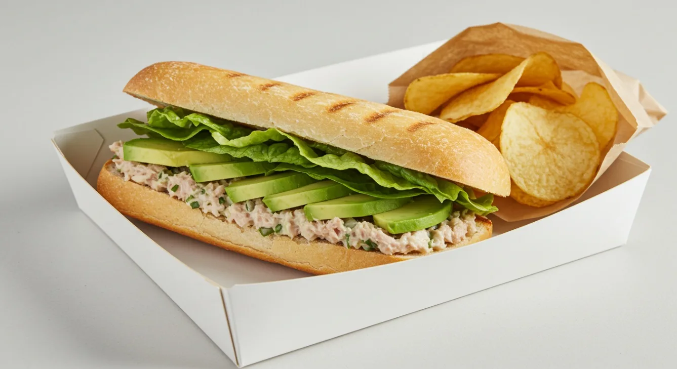 Mexican Tuna Salad Panini Meal