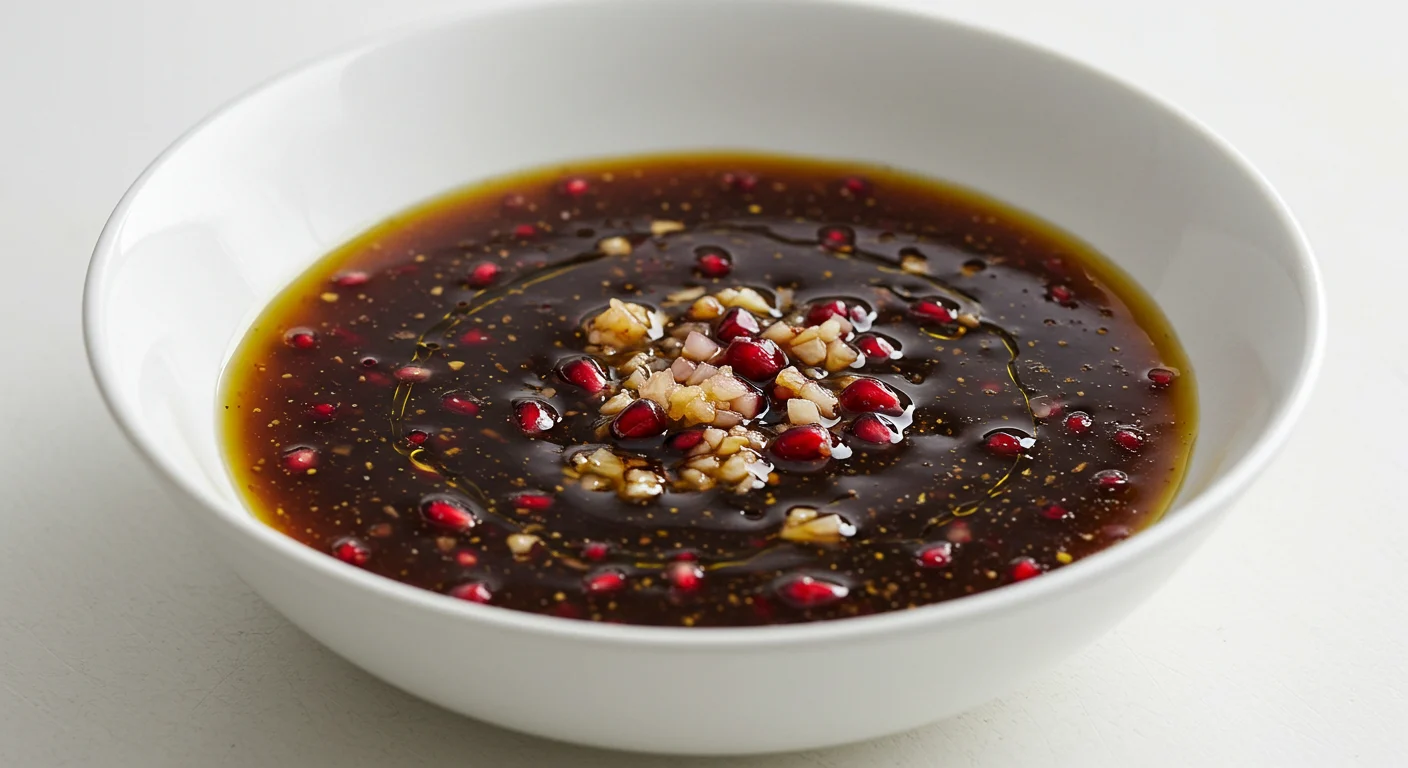 House Dressing with Pomegranate Molasses