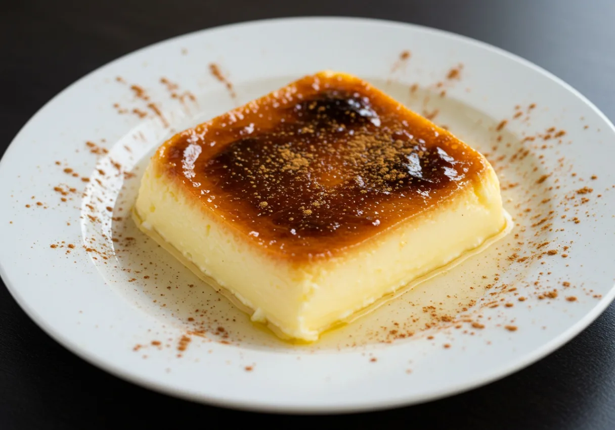 Flan (Kazan Dibi) with Cinnamon