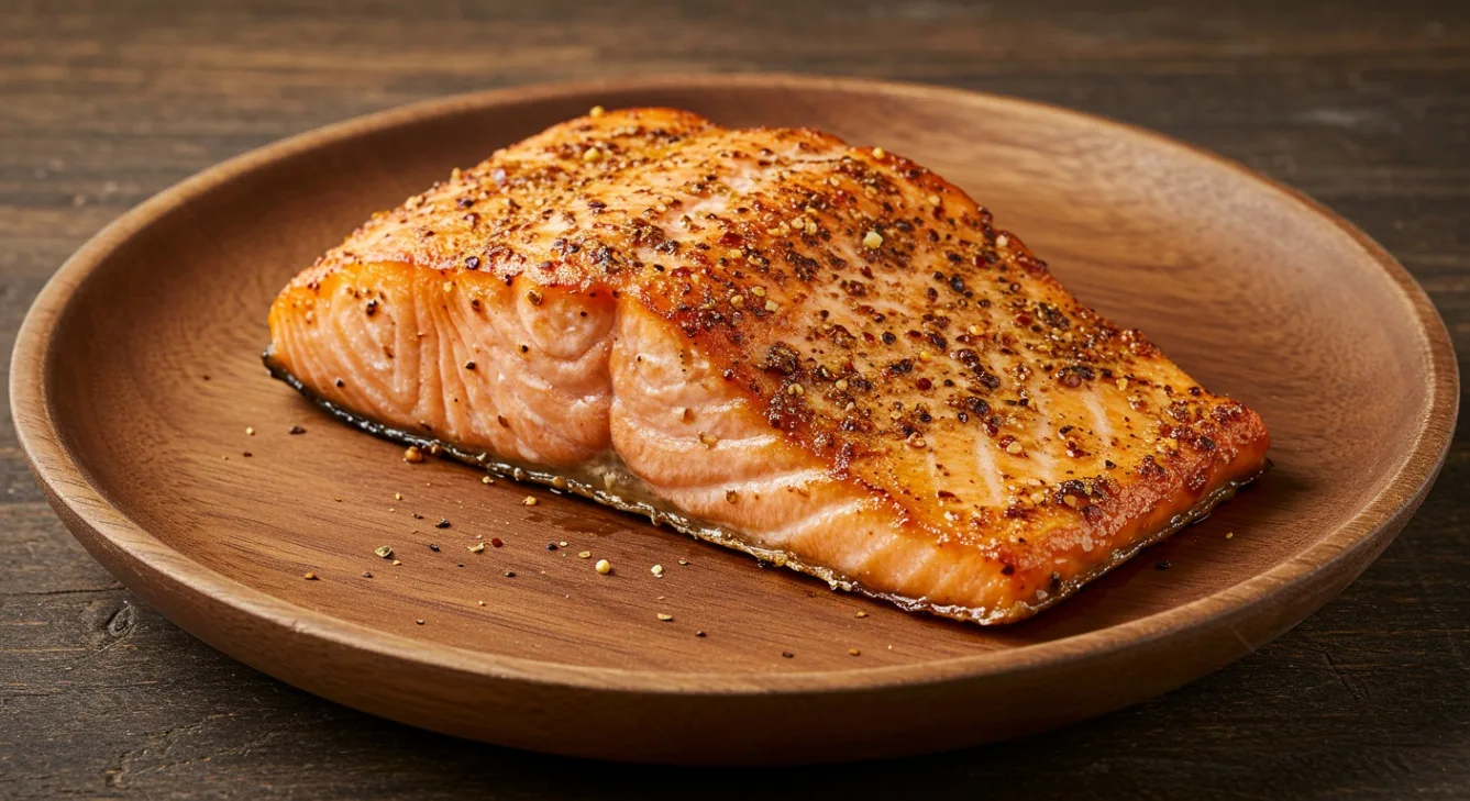 Citrus Five Spice Rubbed Roasted Salmon
