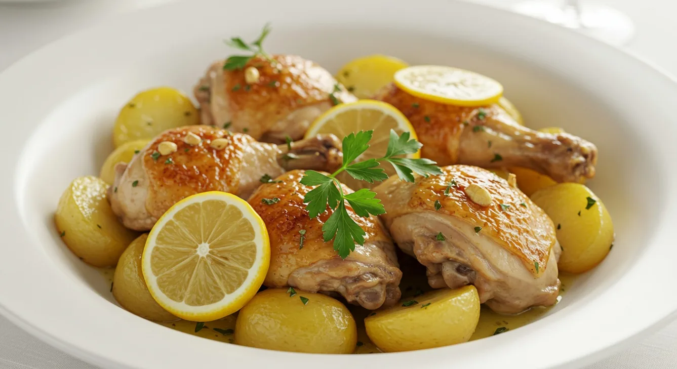 Chicken Vesuvio
