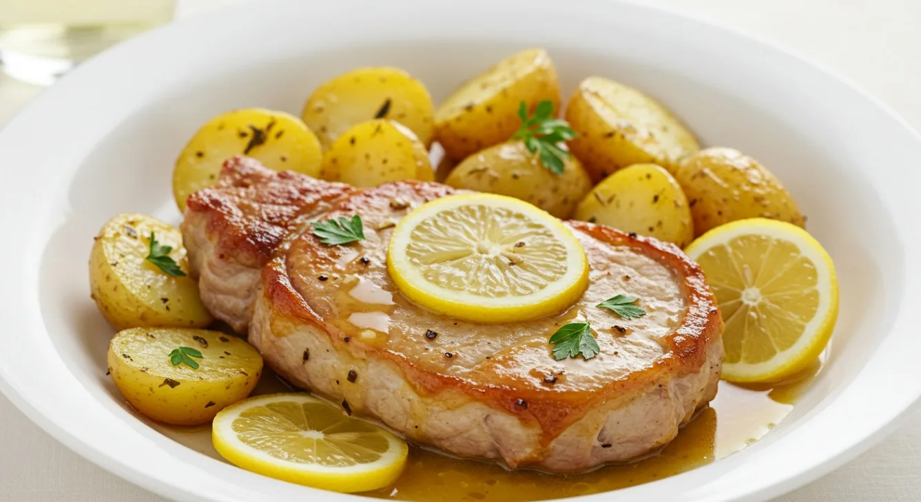 Pork Vesuvius