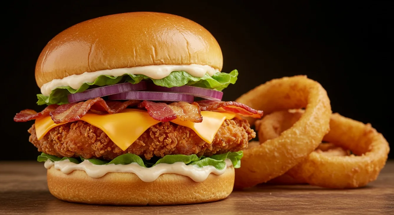Nightshade Free - Club Level Sliders with Onion Rings (NO Tomatoes)