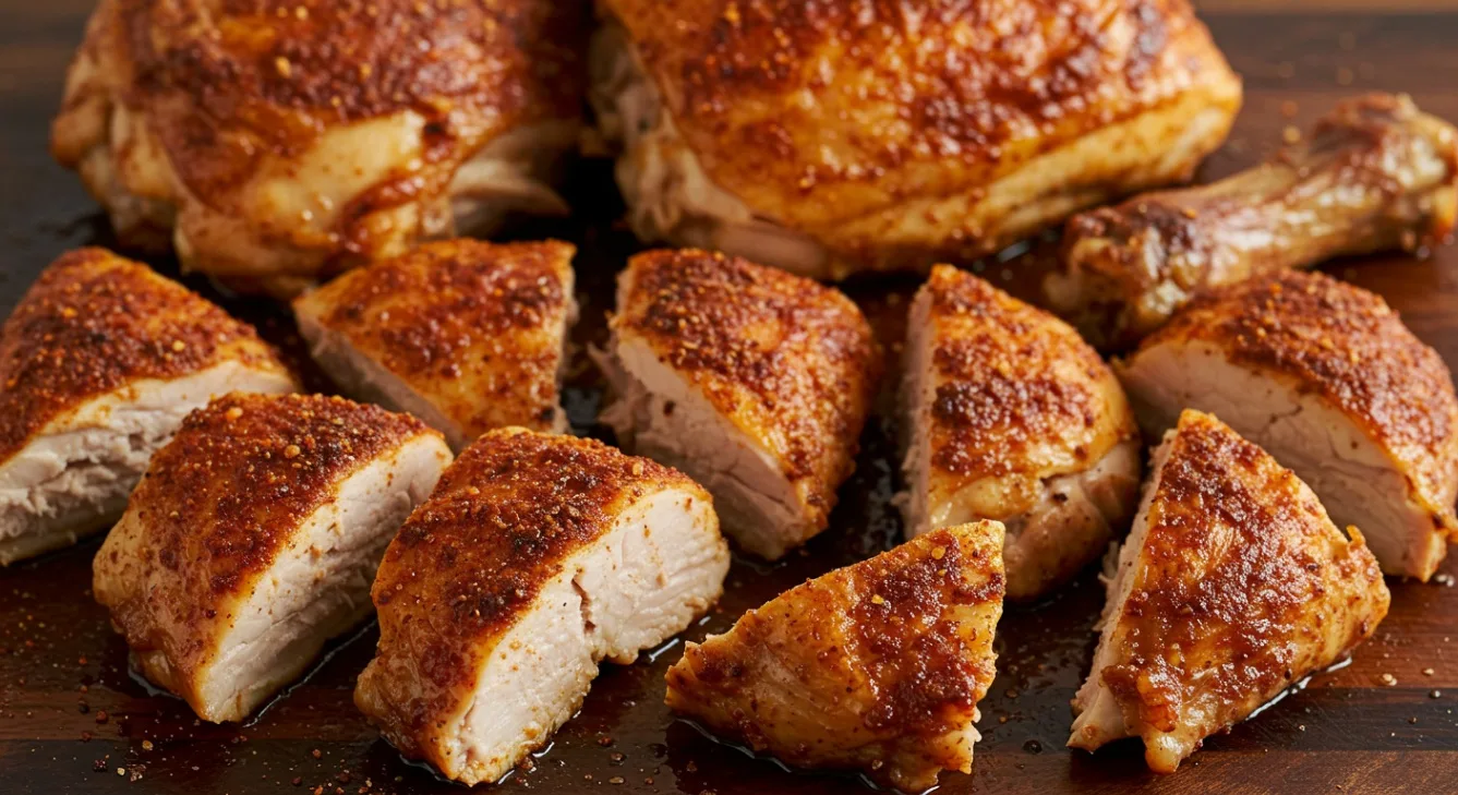 Roasted Cajun Rubbed Chicken