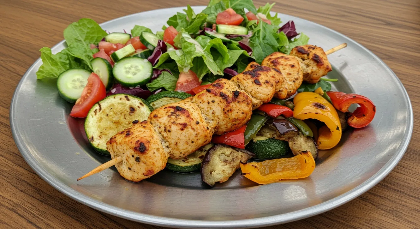 Light Carb Grilled Chicken Kebab Box