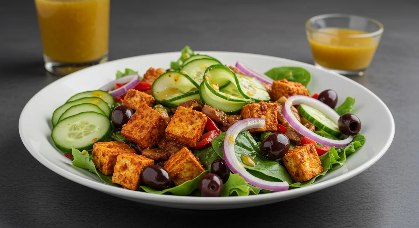 Vegan Gyro Bite Salad