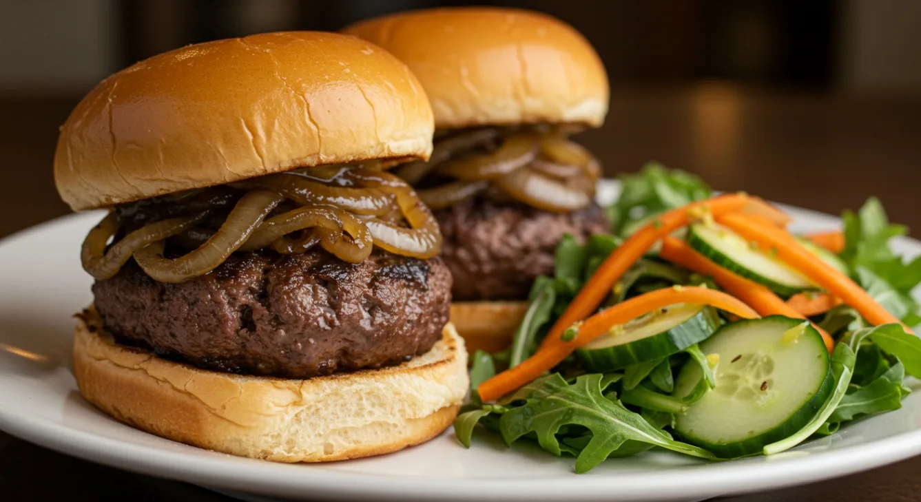 Nightshade Free - Fastball Sliders with Salad (NO Tomatoes and Ketchup)