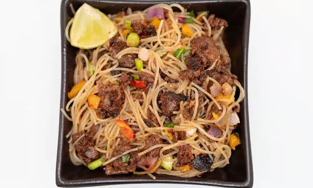 Grilled Lamb Vermicelli Noodles