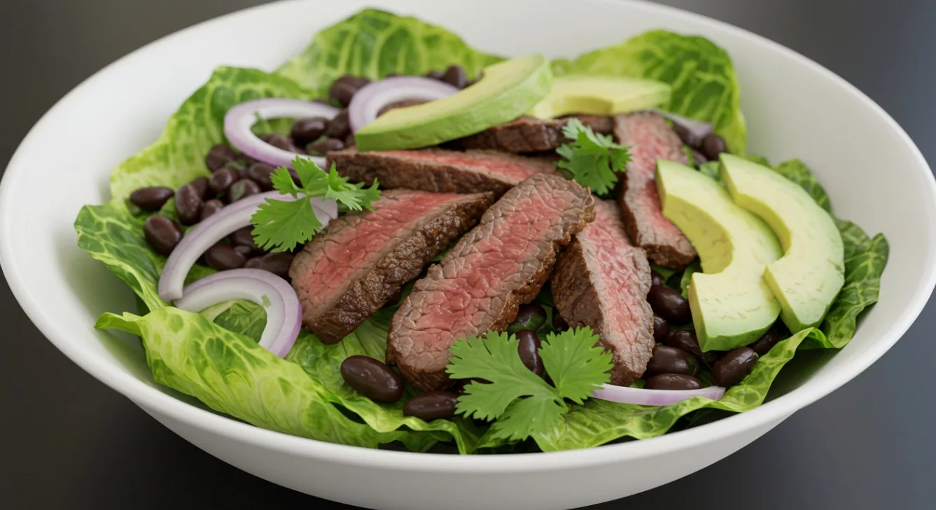 Mexican Steak Salad (NO Tomato)