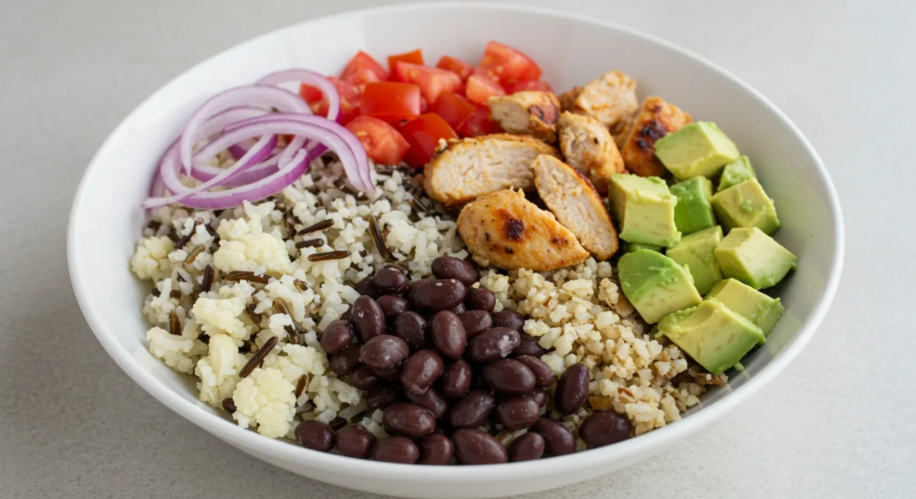 Mexican Chicken Grain Bowl (NO Cilantro)