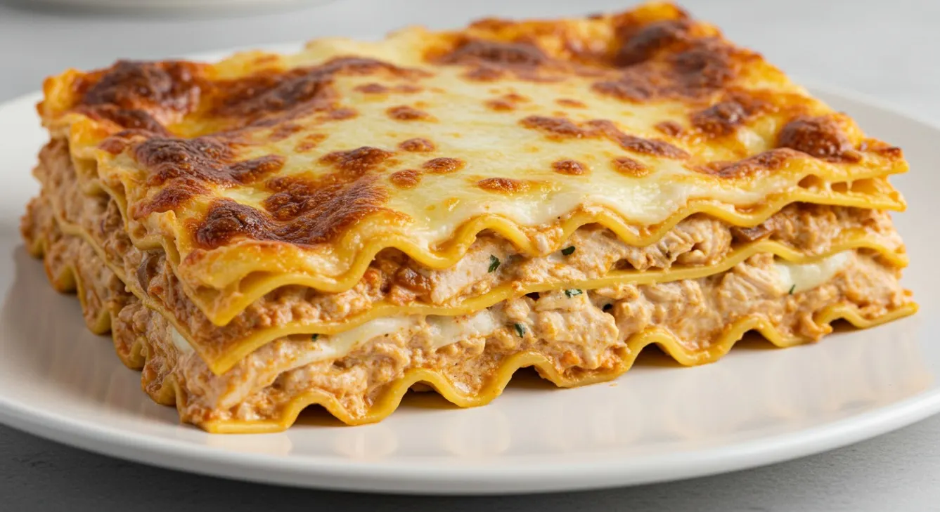 Three Cheese and Turkey Lasagna