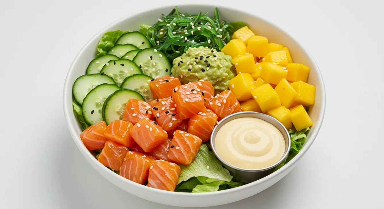 Salmon Poke Salad Bowl