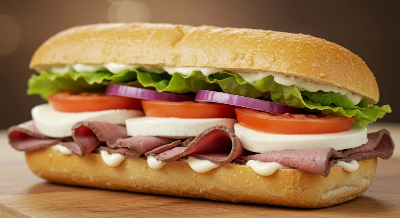 Gluten Free Beef and Mozzarella Sandwich