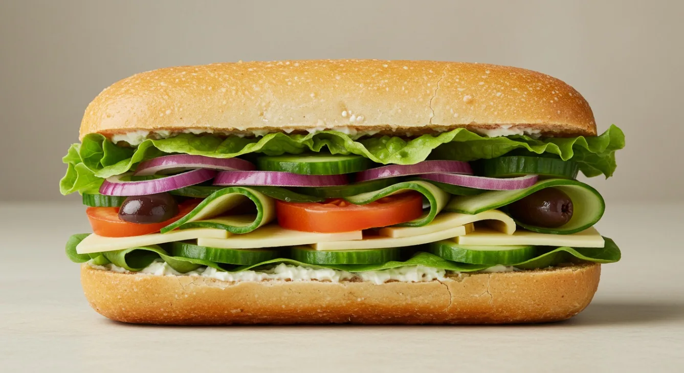 Gluten Free Vegan Club Med Veggie Sandwich