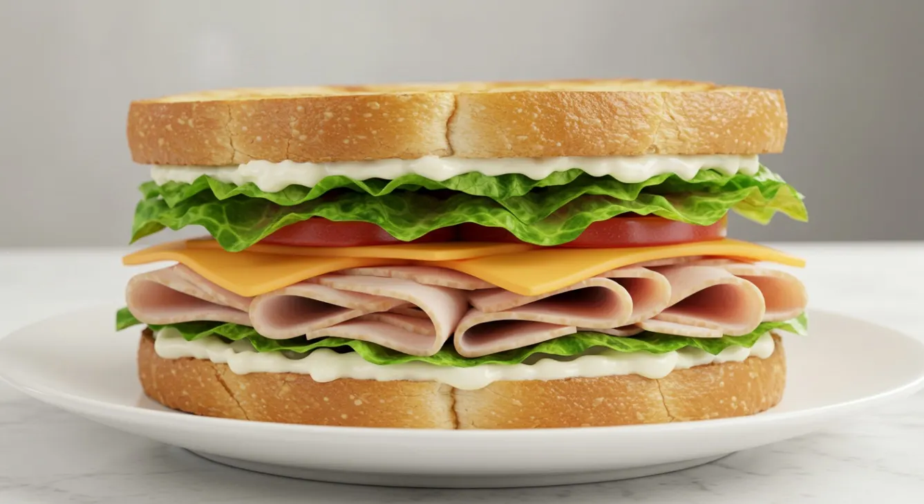 Turkey and Cheddar Sandwich
