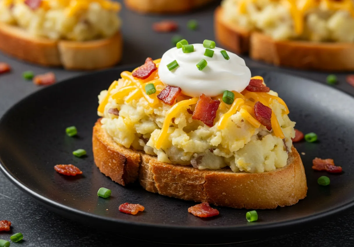 Hummus Crostini