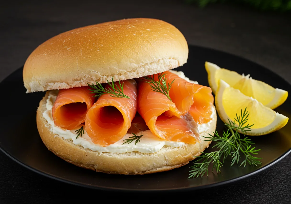 Smoked Salmon Tea Sandwich