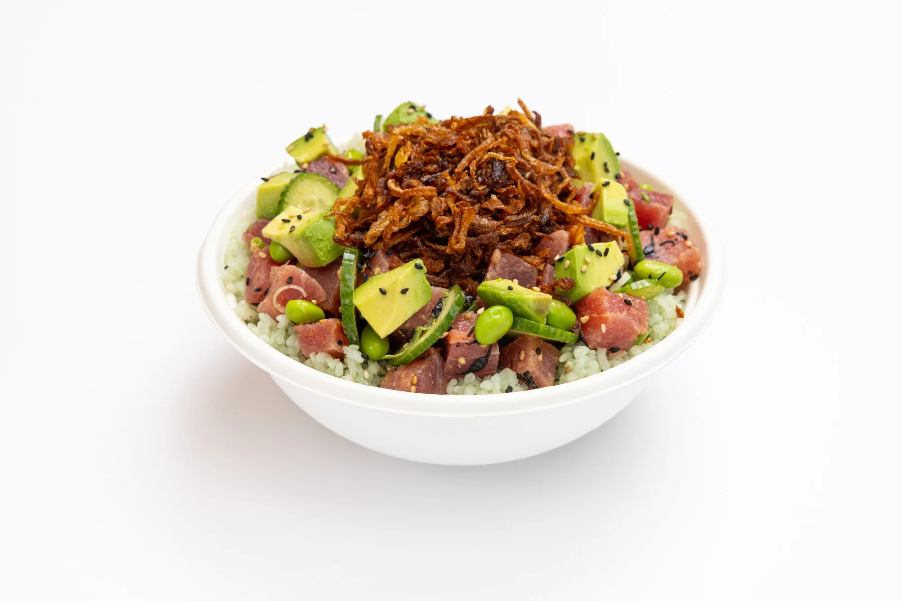 Spicy Tuna Bowl with Cauliflower Rice