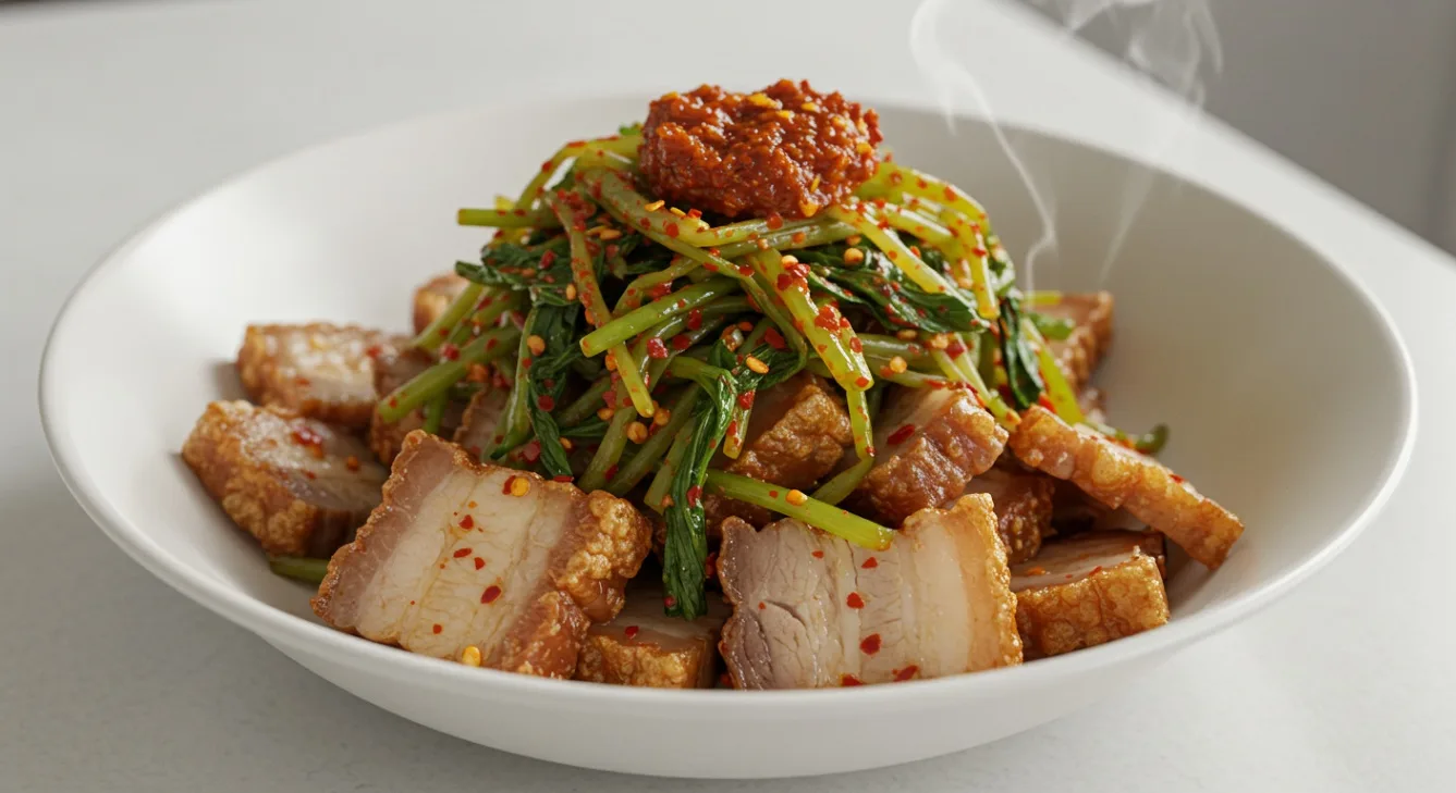 Pork Belly with Green Mustard